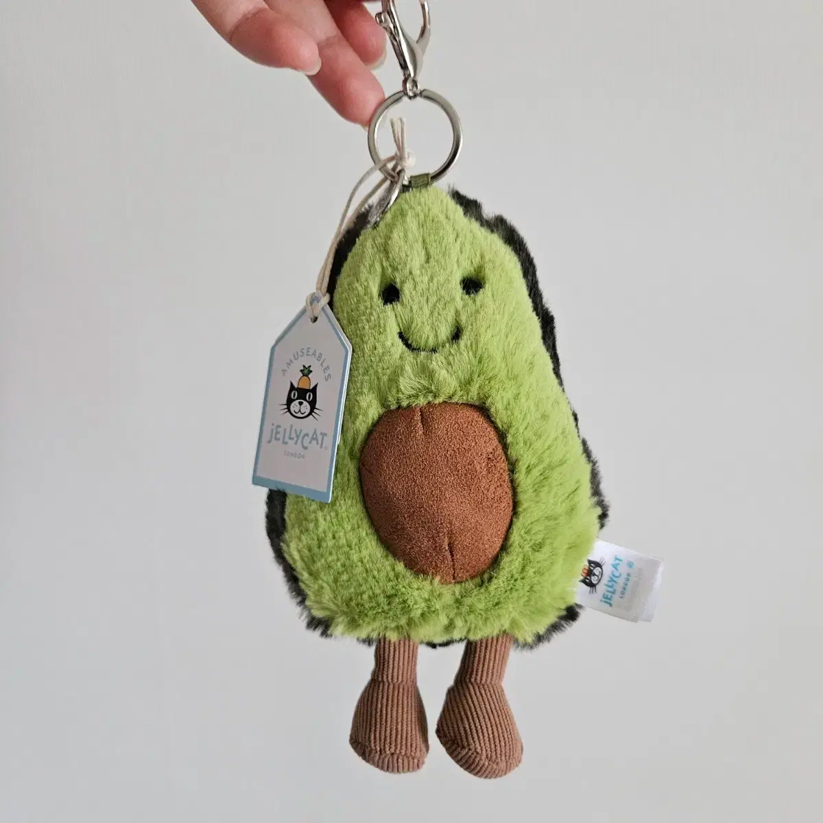  ジェリーキャット アボカド ぬいぐるみキーホルダー Jellycat Amuseable Avocado Bag Charm あぼかど アボカド バッグ